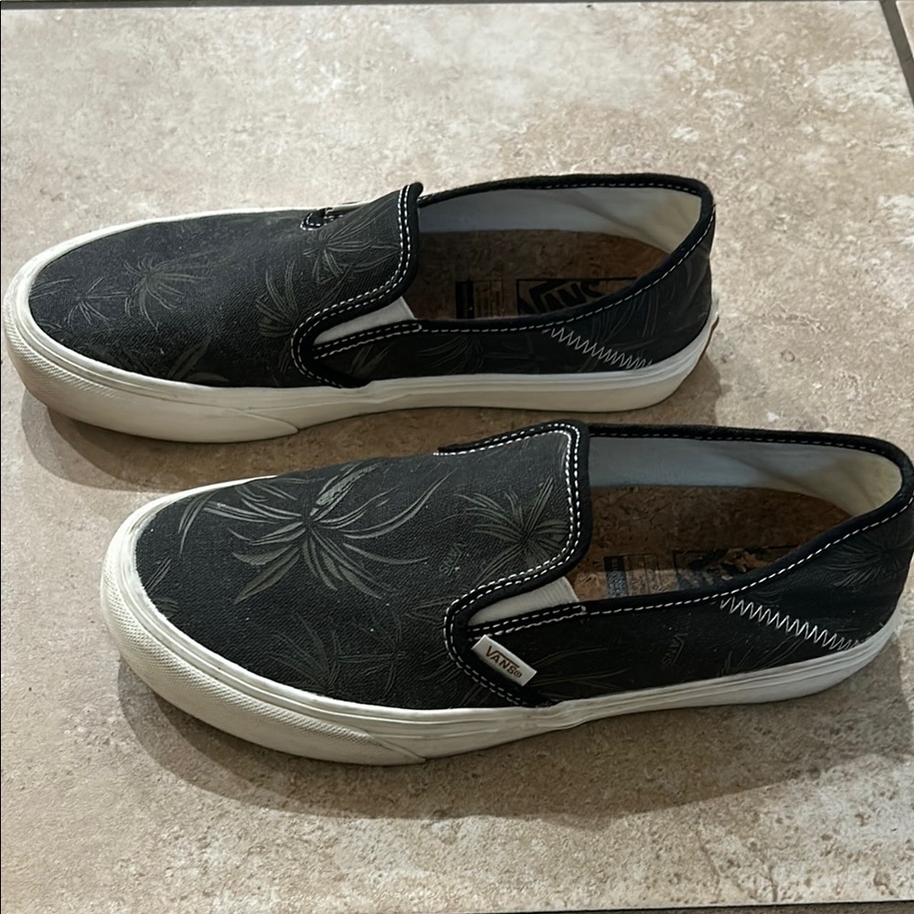 Vans Black Slip-On Sneakers
